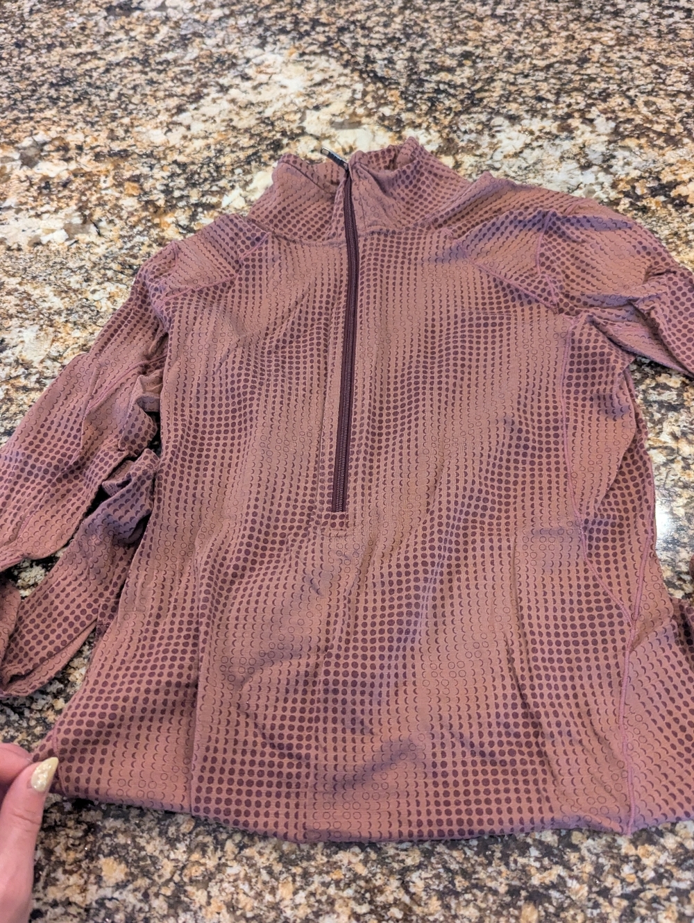 Wool Base layer XS Qrt Zip Printed Rei Co-op Women's